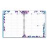 Wild Washes Weekly/Monthly Planner, Wild Washes Flora/Fauna Artwork, 11 x 8.5, Blue Cover, 13-Month (Jan-Jan): 2023-20242