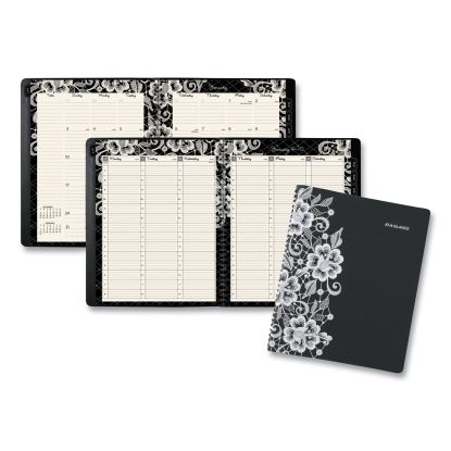 Lacey Weekly Block Format Professional Appointment Book, Lacey Artwork, 11 x 8.5, Black/White, 13-Month (Jan-Jan): 2023-20241