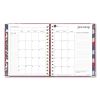 Harmony Daily Hardcover Planner, 8.75 x 7, Berry Cover, 12-Month (Jan to Dec): 20232