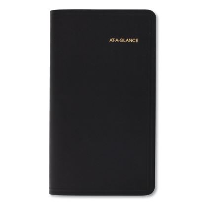 Compact Weekly Appointment Book, 6.25 x 3.25, Black Cover, 12-Month (Jan to Dec): 20231