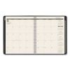 Recycled Monthly Planner with Perforated Memo Section, 8.75 x 7, Black Cover, 12-Month (Jan to Dec): 20232