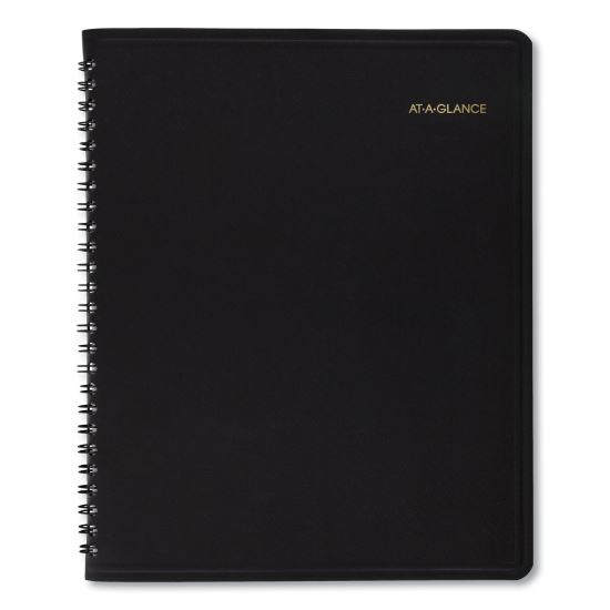 Monthly Planner in Business Week Format, 10 x 8, Black Cover, 12-Month (Jan to Dec): 20231
