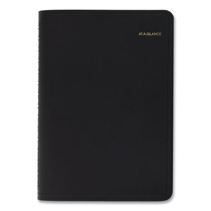 Daily Appointment Book with 30-Minute Appointments, 8 x 5, Black Cover, 12-Month (Jan to Dec): 20231