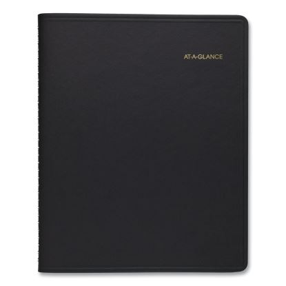 24-Hour Daily Appointment Book, 11 x 8.5, Black Cover, 12-Month (Jan to Dec): 20221