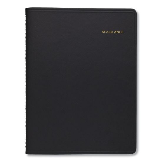 Two-Person Group Daily Appointment Book, 11 x 8, Black Cover, 12-Month (Jan to Dec): 20231