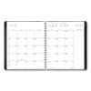 Contemporary Monthly Planner, Premium Paper, 11 x 9, Black Cover, 12-Month (Jan to Dec): 20232