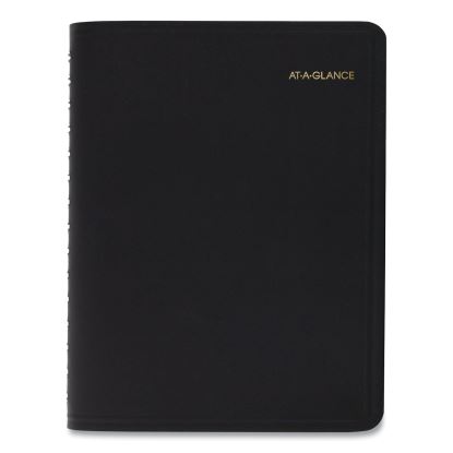 Four-Person Group Daily Appointment Book, 11 x 8, Black Cover, 12-Month (Jan to Dec): 20231