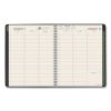 Recycled Weekly Vertical-Column Format Appointment Book, 8.75 x 7, Black Cover, 12-Month (Jan to Dec): 20232