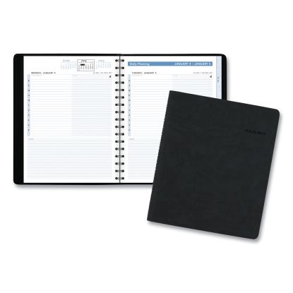 The Action Planner Daily Appointment Book, 8.75 x 6.5, Black Cover, 12-Month (Jan to Dec): 20231