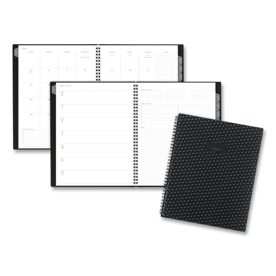 Elevation Academic Weekly/Monthly Planner, 11 x 8.5, Black Cover, 12-Month (July to June): 2022 to 20231