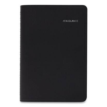 QuickNotes Daily/Monthly Appointment Book, 8.5 x 5.5, Black Cover, 12-Month (Jan to Dec): 20231