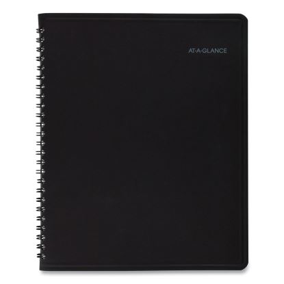 QuickNotes Monthly Planner, 8.75 x 7, Black Cover, 12-Month (Jan to Dec): 20231