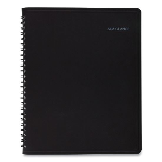 QuickNotes Monthly Planner, 8.75 x 7, Black Cover, 12-Month (Jan to Dec): 20231