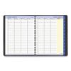 QuickNotes Weekly Vertical-Column Format Appointment Book, 11 x 8.25, Black Cover, 12-Month (Jan to Dec): 20232