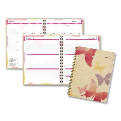 Watercolors Weekly/Monthly Planner, Watercolors Artwork, 11 x 8.5, Multicolor Cover, 13-Month (Jan to Jan): 2023 to 20241