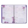Beautiful Day Weekly/Monthly Planner, Block Format, 8.5 x 5.5, Purple Cover, 13-Month (Jan to Jan): 2023 to 20242