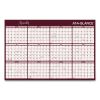 Reversible Horizontal Erasable Wall Planner, 48 x 32, Assorted Sheet Colors, 12-Month (Jan to Dec): 20231
