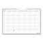 WallMates Self-Adhesive Dry Erase Monthly Planning Surfaces, 36 x 24, White/Gray/Orange Sheets, Undated1