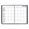 DayMinder Monthly Planner, Academic Year, Ruled Blocks, 12 x 8, Black Cover, 14-Month (July to Aug): 2022 to 20232