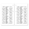 Desk Calendar Refill, 3.5 x 6, White Sheets, 20232