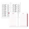 Desk Calendar Refill with Tabs, 3.5 x 6, White Sheets, 20232