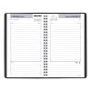 DayMinder Daily Appointment Book, 8.5 x 5.5, Black Cover, 12-Month (Jan to Dec): 20232