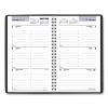 DayMinder Block Format Weekly Appointment Book, 8.5 x 5.5, Black Cover, 12-Month (Jan to Dec): 20232