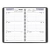 DayMinder Block Format Weekly Appointment Book, Tabbed Telephone/Add Section, 8.5 x 5.5, Black, 12-Month (Jan-Dec): 20232