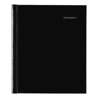 DayMinder Hard-Cover Monthly Planner with Memo Section, 8.5 x 7, Black Cover, 12-Month (Jan to Dec): 20231