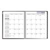 DayMinder Hard-Cover Monthly Planner with Memo Section, 8.5 x 7, Black Cover, 12-Month (Jan to Dec): 20232