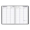 DayMinder Weekly Appointment Book, Vertical-Column Format, 11 x 8, Black Cover, 12-Month (Jan to Dec): 20232