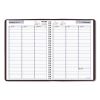 DayMinder Weekly Appointment Book, Vertical-Column Format, 11 x 8, Burgundy Cover, 12-Month (Jan to Dec): 20232