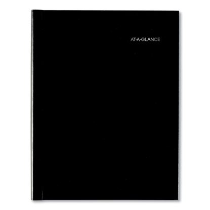 DayMinder Hardcover Weekly Vertical-Column Format Appointment Book, 11 x 8, Black Cover, 12-Month (Jan to Dec): 20231