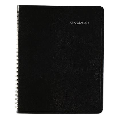 DayMinder Open-Schedule Weekly Appointment Book, 8.75 x 7, Black Cover, 12-Month (Jan to Dec): 20231