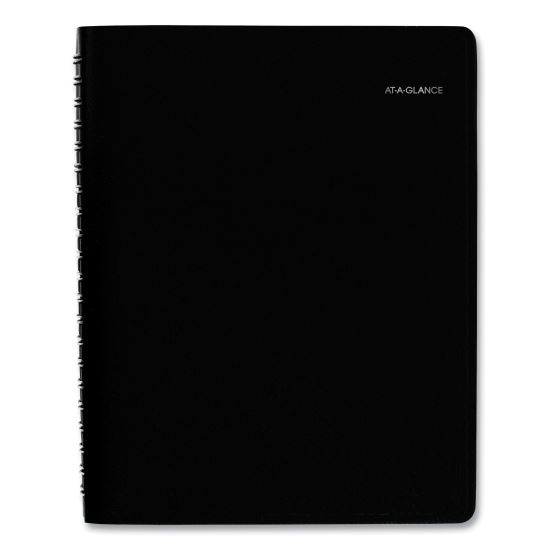 DayMinder Four-Person Group Daily Appointment Book, 11 x 8, Black Cover, 12-Month (Jan to Dec): 20231