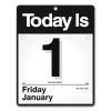 Today Is Wall Calendar, 9.5 x 12, White Sheets, 12-Month (Jan to Dec): 20231