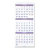 Deluxe Three-Month Reference Wall Calendar, Vertical Orientation, 12 x 27, White Sheets, 14-Month (Dec to Jan): 2021 to 20231