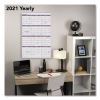 Yearly Wall Calendar, 24 x 36, White Sheets, 12-Month (Jan to Dec): 20232