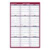 Erasable Vertical/Horizontal Wall Planner, 24 x 36, White/Blue/Red Sheets, 12-Month (Jan to Dec): 20222