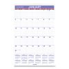 Monthly Wall Calendar with Ruled Daily Blocks, 20 x 30, White Sheets, 12-Month (Jan to Dec): 20221