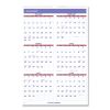Monthly Wall Calendar with Ruled Daily Blocks, 20 x 30, White Sheets, 12-Month (Jan to Dec): 20222