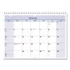 QuickNotes Desk/Wall Calendar, 3-Hole Punched, 11 x 8, White/Blue/Yellow Sheets, 12-Month (Jan to Dec): 20232