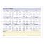 QuickNotes Mini Erasable Wall Planner, 16 x 12, White/Blue/Yellow Sheets, 12-Month (Jan to Dec): 20231