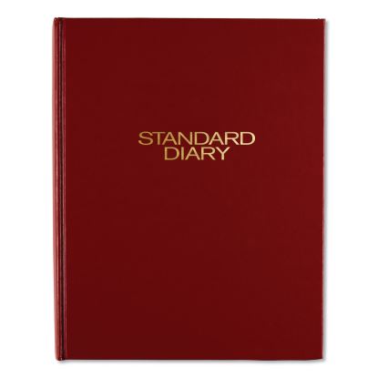 Standard Diary Daily Diary, 2022 Edition, Medium/College Rule, Red Cover, 9.5 x 7.5, 200 Sheets1