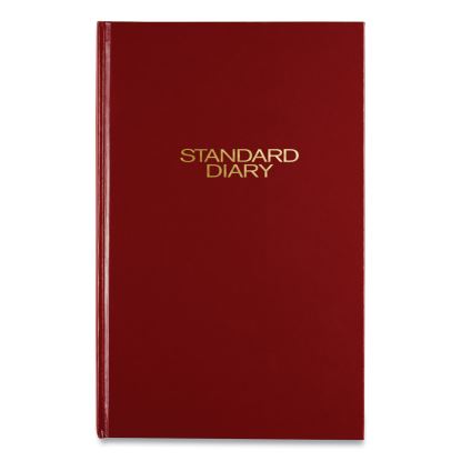 Standard Diary Daily Diary, 2023 Edition, Wide/Legal Rule, Red Cover, 12 x 7.75, 200 Sheets1