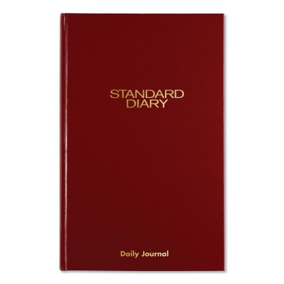 Standard Diary Daily Journal, 2023 Edition, Wide/Legal Rule, Red Cover, 12 x 7.75, 210 Sheets1