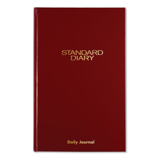 Standard Diary Daily Journal, 2022 Edition, Wide/Legal Rule, Red Cover, 12 x 7.75, 210 Sheets1