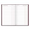 Standard Diary Daily Journal, 2022 Edition, Wide/Legal Rule, Red Cover, 12 x 7.75, 210 Sheets2