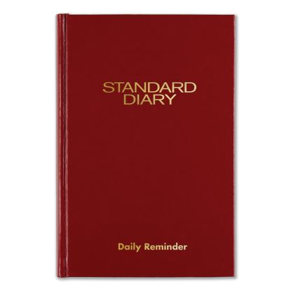 Standard Diary Daily Reminder Book, 2023 Edition, Medium/College Rule, Red Cover, 7.5 x 5.13, 201 Sheets1