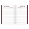 Standard Diary Daily Reminder Book, 2023 Edition, Medium/College Rule, Red Cover, 7.5 x 5.13, 201 Sheets2